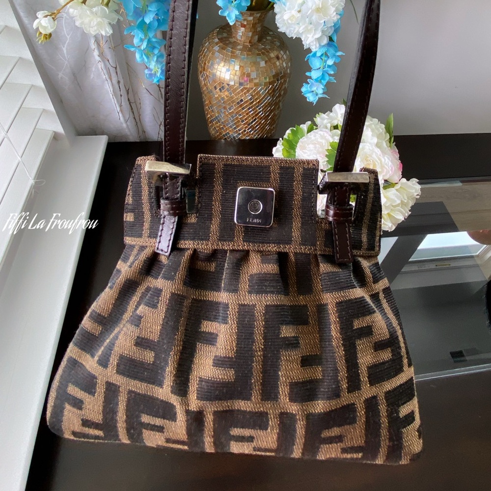 Authentic Fendi Zucca mini tote - Picture 6 of 16